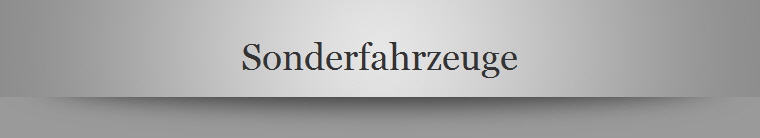 Sonderfahrzeuge